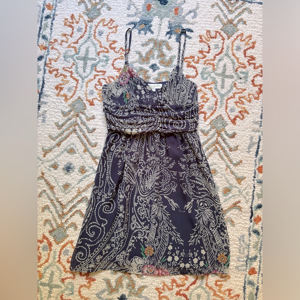Staring at stars navy blue mini spaghetti strap dress size 2